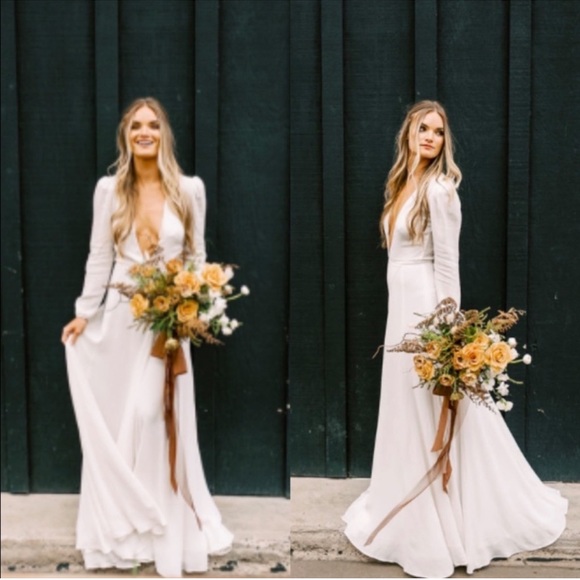 Reformation Milan Dress in Ivory Size XS NWT - Picture 4 of 15